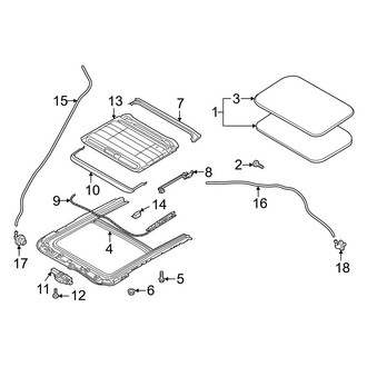 Mazda OE - Roof - Sunroof