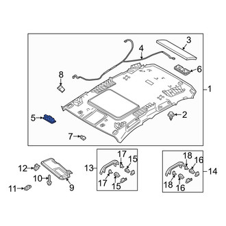 Mazda OE - Front Dome Light
