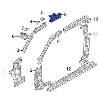 Mazda OE - Right Inner Roof Side Rail
