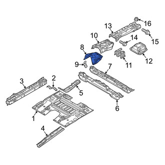 Mazda OE - Front Center Floor Pan Reinforcement