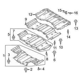 Mazda OE - Pillars, Rocker & Floor - Under Cover & Splash Shields