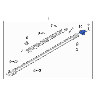 Mazda OE - Front Left Stone Deflector
