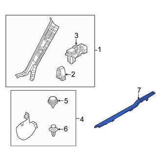 Mazda OE - Front Right Door Sill Plate