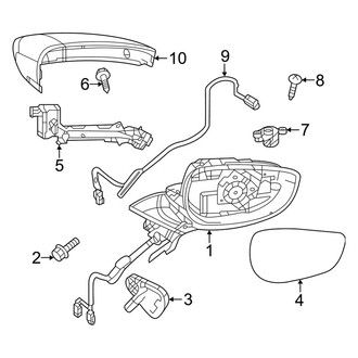 Mazda OE - Front Door - Outside Mirrors