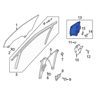 Mazda OE - Front Left Upper Door Access Cover