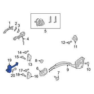 Mazda OE - Front Door Check