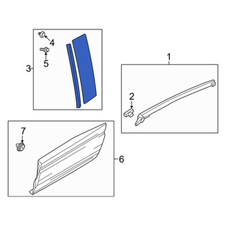 Mazda OE - Rear Left Door Applique