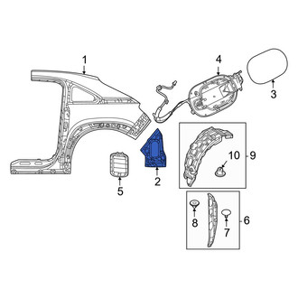 Mazda OE - Rear Left Lower Quarter Panel