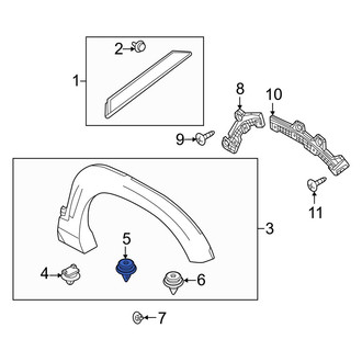 Mazda OE - Hatch Emblem Clip