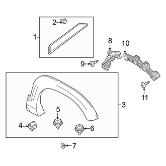 Mazda OE - Quarter Panel - Exterior Trim