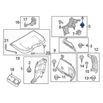 Mazda OE - Body B-Pillar Trim Panel Clip