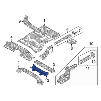 Mazda OE - Rear Floor Pan Crossmember