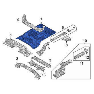 Mazda OE - Rear Floor Pan