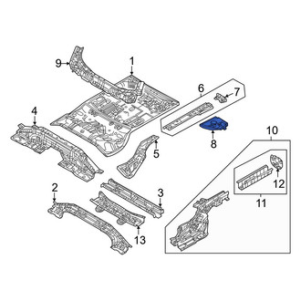 Mazda OE - Rear Left Floor Extension