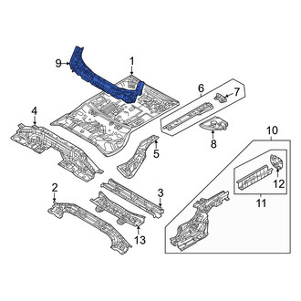 Mazda OE - Rear Floor Pan Crossmember