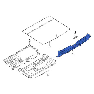 Mazda OE - Rear Liftgate Trim Scuff Plate
