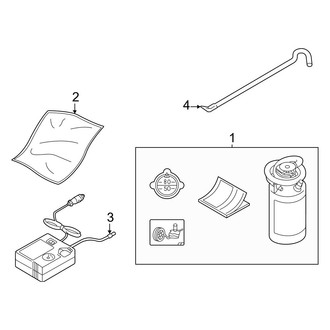 Mazda OE - Rear Body & Floor - Jack & Components