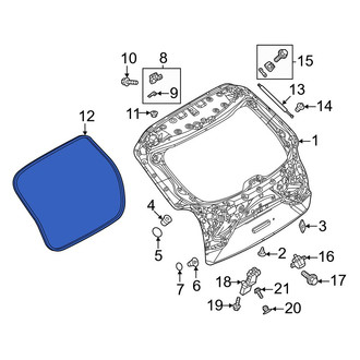 Mazda OE - Rear Hatch Seal