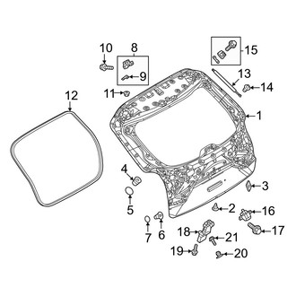 Mazda OE - Lift Gate - Gate & Hardware