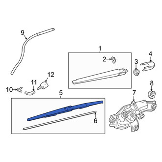 Mazda OE - Rear Wiper Blade