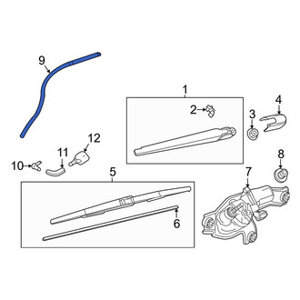 Mazda OE - Rear Liftgate Washer Hose