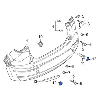 Mazda OE - Rear Left Tow Eye Cap