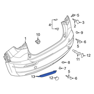 Mazda OE - Rear Right Reflector Panel