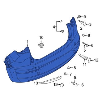 Mazda OE - Rear Bumper Cover