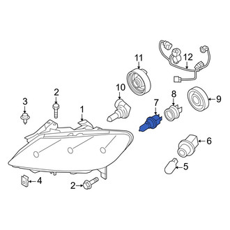 Mazda OE - Front Headlight Bulb