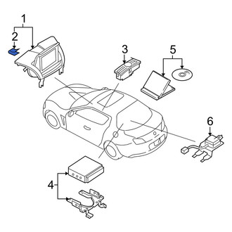 Mazda OE - Body A-Pillar Trim Panel Clip