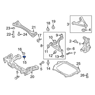 Mazda OE - Rear Alignment Camber Adjusting Eccentric