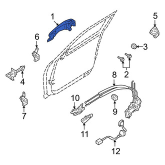 Mazda OE - Front Left Outer Exterior Door Handle