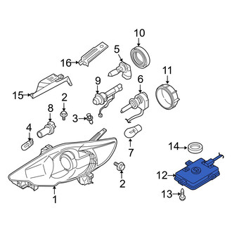 Mazda OE - Front Headlight Control Module