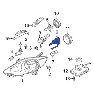 Mazda OE - Front Headlight Bulb