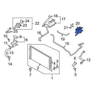 Mazda OE - Engine Coolant Outlet Flange