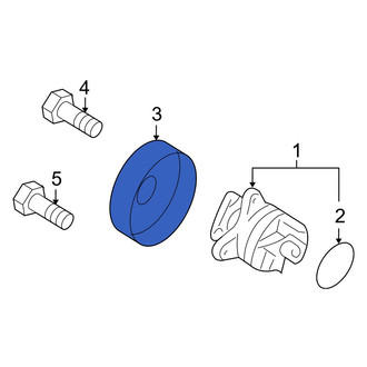Mazda OE - Engine Water Pump Pulley