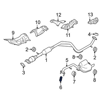 Mazda OE - Exhaust Bolt Spring