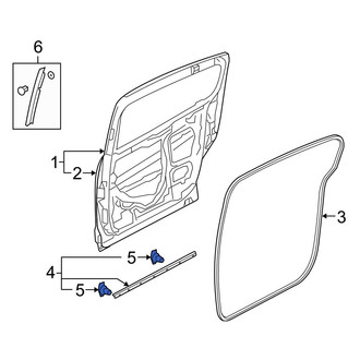 Mazda OE - Door Seal Clip