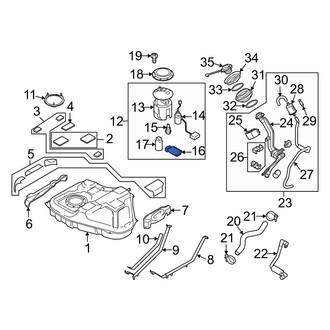 Mazda OE - Fuel Pump Filter