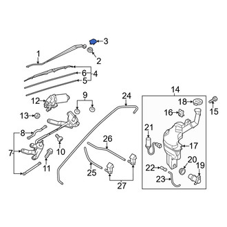 Mazda OE - Wiper Arm Cap