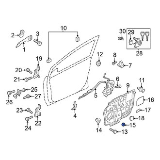 Mazda OE - Door Interior Trim Panel Grommet