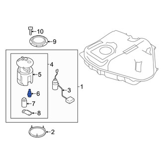 Mazda OE - Fuel Injection Pressure Regulator