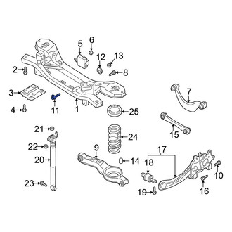 Mazda OE - Alignment Camber Adjusting Eccentric Bolt