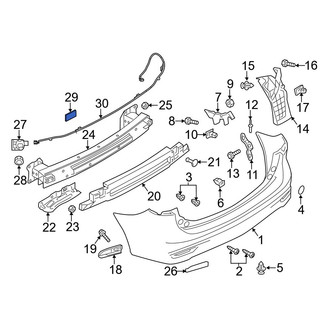 Mazda OE - Grille Insulator