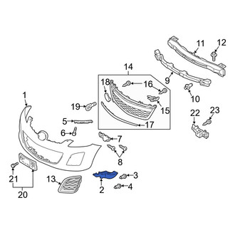 Mazda OE - Front Right Stone Deflector