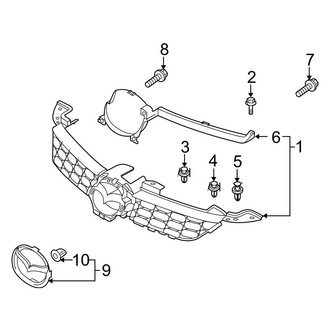 Mazda OE - Grille & Components (2.3L)