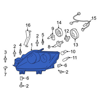 Mazda OE - Front Left Headlight