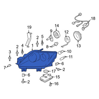 Mazda OE - Front Left Headlight