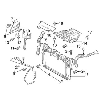 Mazda OE - Radiator Support
