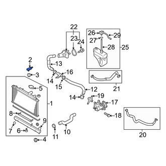 Mazda OE - Radiator Mount Bracket